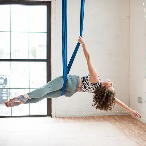 Aerial yoga is the latest celeb fitness mantra. Here's how to ace it -  Times of India
